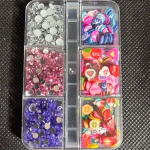Colorful Nail Art Decoration Set
